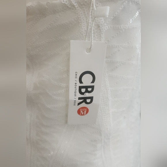 Bachelorette Bundle NWT Sequined Dress And Faux Fur Stole - Picture 6 of 11